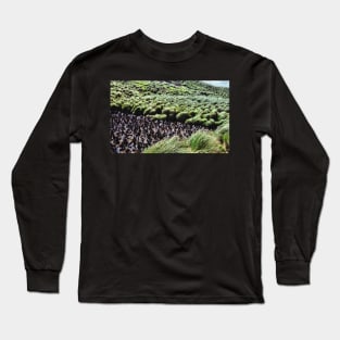 Royal Penguin Colony on Macquarie Island Long Sleeve T-Shirt